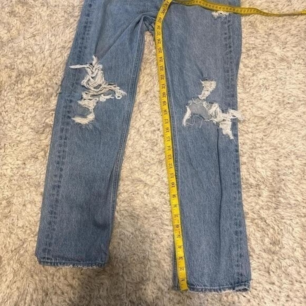 AGOLDE 90s Loose Straight Leg Jeans Fallout Wash Size 25 - Picture 6 of 8